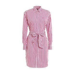 Ralph Lauren Belted Pink Stripe dress- new with tags